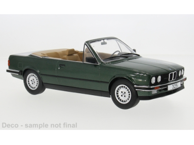 BMW 325i (e30) Cabriolet 1985, tummanvihreä