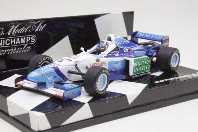 Benetton Renault B196, F1 1996, G.Berger, no.4