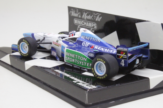 Benetton Renault B196, F1 1996, G.Berger, no.4