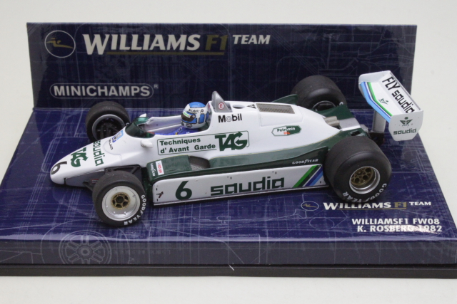 Williams Ford FW08, World Champion 1982, K.Rosberg, no.6
