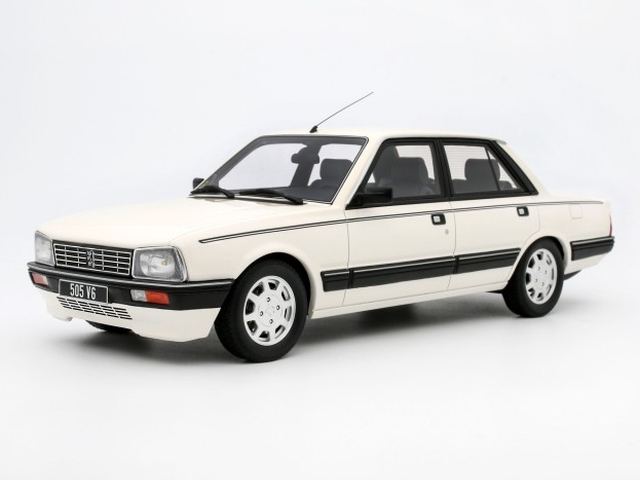 Peugeot 505 V6 1989, valkoinen
