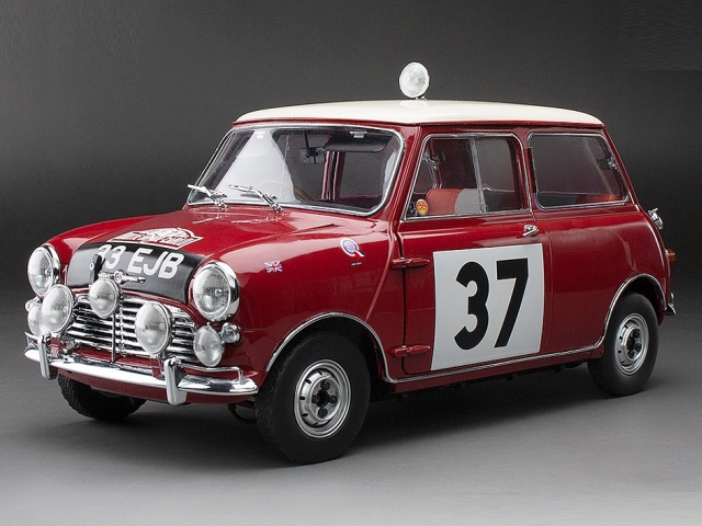 Mini Cooper S, Monte Carlo 1964, P.Hopkirk, no.37