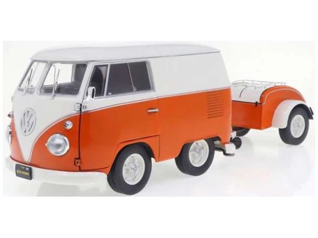 VW T1 Van Kool Combi with Trailer 1950, oranssi