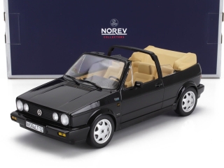 VW Golf 1 Cabriolet 1992, musta
