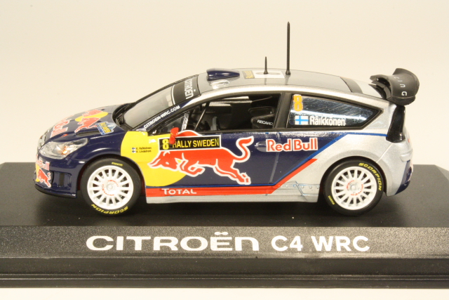 Citroen C4 WRC, Sweden 2010, K.Räikkönen, no.8 - Click Image to Close