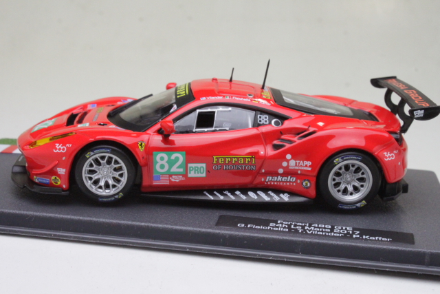 Ferrari 488 GTE, 24h LeMans 2017, T.Vilander, no.82
