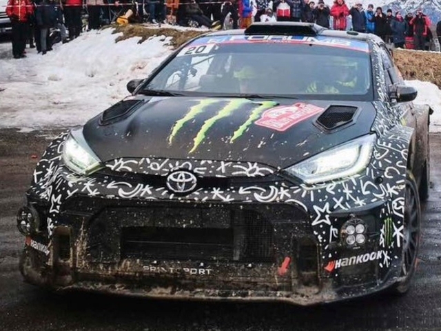 Toyota GR Yaris Rally2, Monte Carlo 2025, O.Solberg, no.20