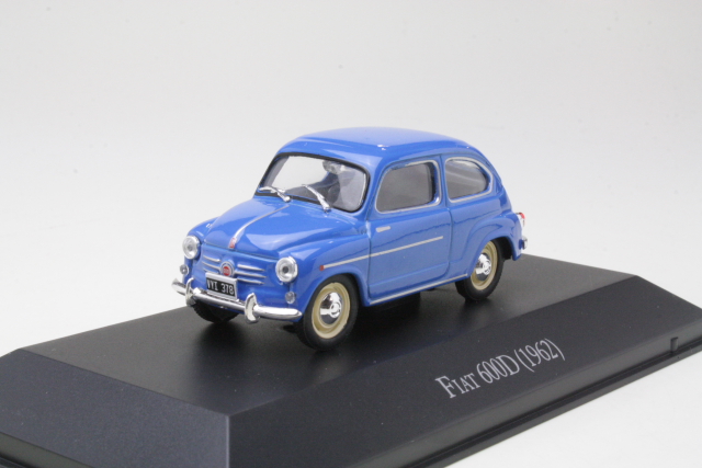 Fiat 600D 1962, sininen