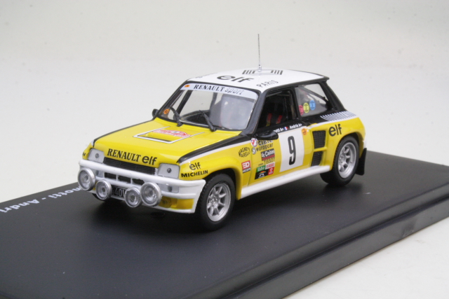 Renault R5 Turbo, 1st. Monte Carlo 1981, J.Ragnotti, no.9