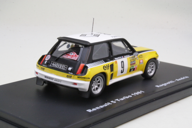 Renault R5 Turbo, 1st. Monte Carlo 1981, J.Ragnotti, no.9