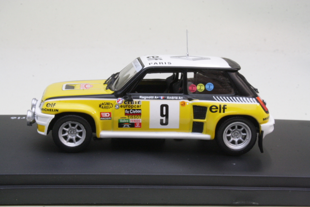 Renault R5 Turbo, 1st. Monte Carlo 1981, J.Ragnotti, no.9