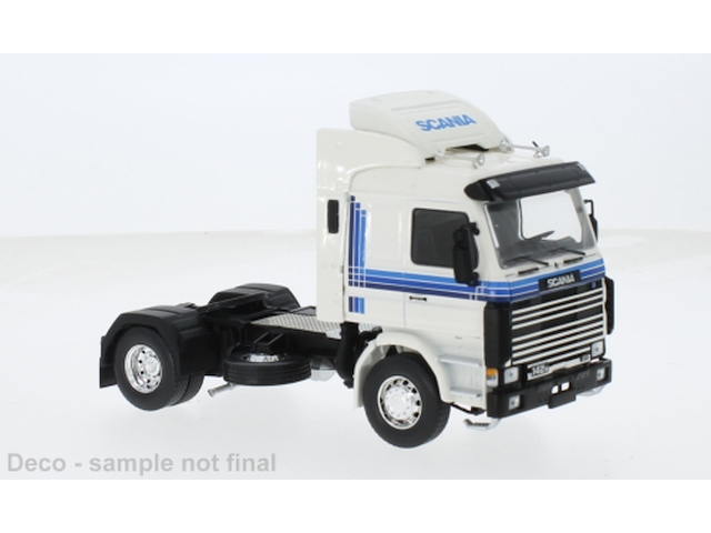 Scania 143M, valkoinen/sininen