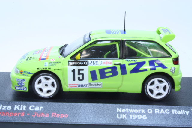 Seat Ibiza Kit Car, RAC 1996, H.Rovanperä, no.15