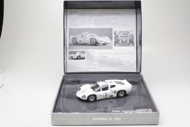 Chaparral 2D, Nurburgring 1966, P.Hill/J.Bonnier, no.7
