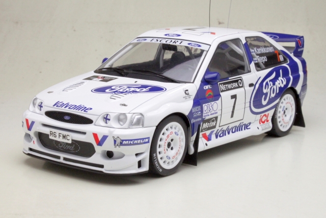 Ford Escort WRC, RAC 1998, J.Kankkunen, no.7