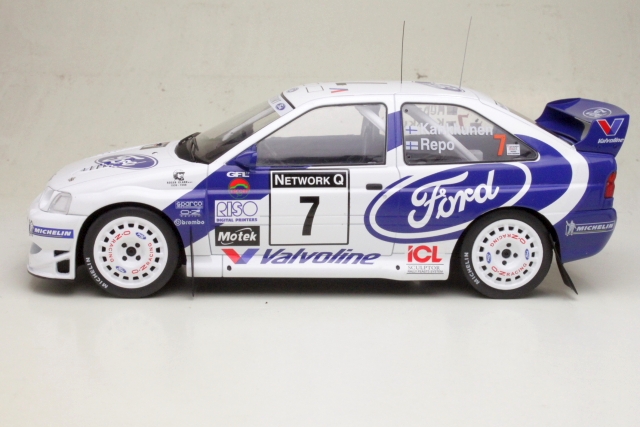Ford Escort WRC, RAC 1998, J.Kankkunen, no.7