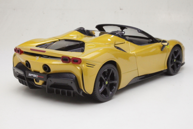 Ferrari SF90 Stradale Spider 1000hp 2020, keltainen