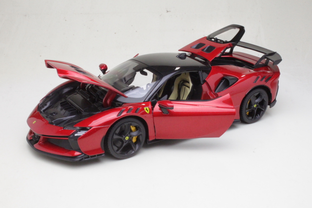 Ferrari SF90XX Stradale 2024, punainen