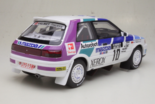 Mazda 323 GTX Gr.A, Finland 1991, T.Mäkinen, no.10