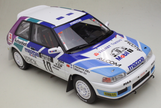 Mazda 323 GTX Gr.A, Finland 1991, T.Mäkinen, no.10