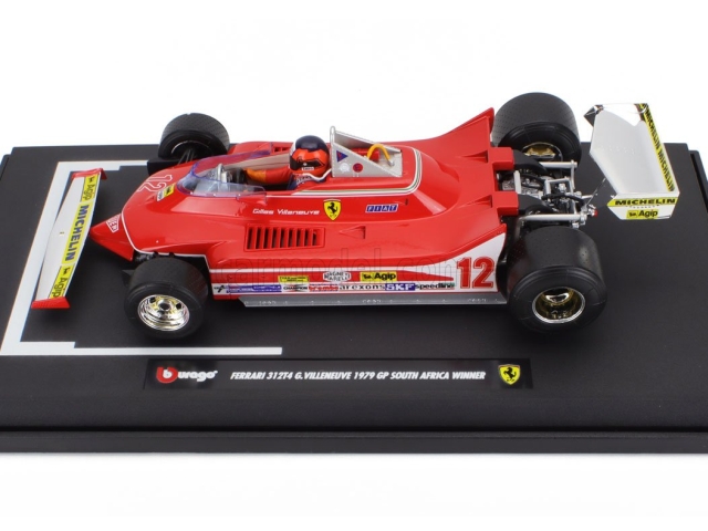 Ferrari 312T4, 1st. South Africa GP 1979, G.Villeneuve, no.12