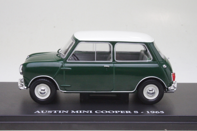 Austin Mini Cooper S 1965, tummanvihreä