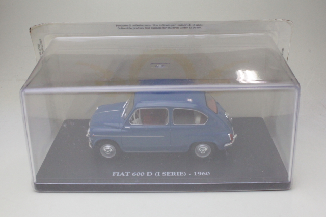 Fiat 600 1960, dark blue