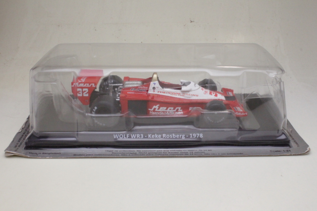 Wolf Ford WR3 Theodore, F1 1978 K.Rosberg, no.32