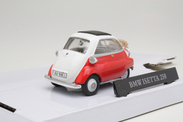 BMW Isetta 250 1960, punainen/valkoinen