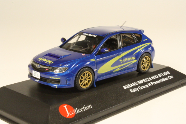 Subaru Impreza WRX STi Gr.N, Presentation 2008, sininen