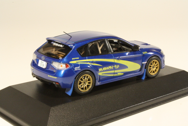 Subaru Impreza WRX STi Gr.N, Presentation 2008, sininen