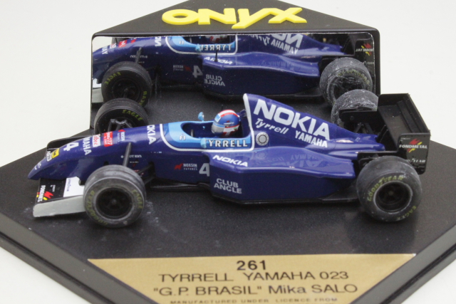 Tyrrell Yamaha 023, Brasil GB 1995, M.Salo, no.4