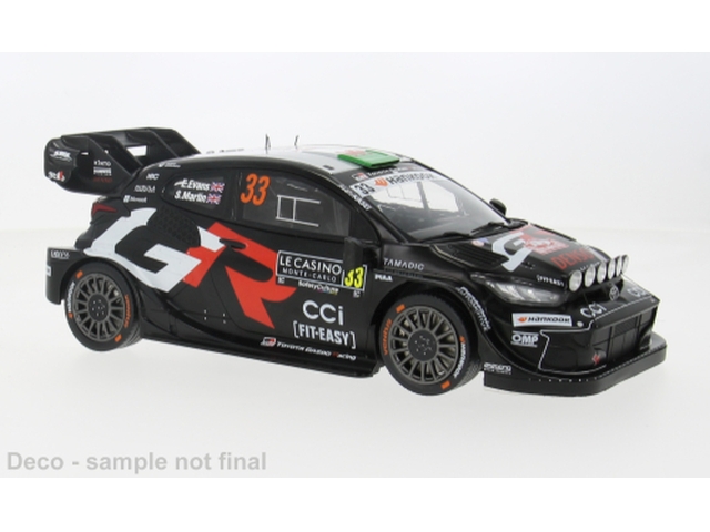 Toyota GR Yaris Rally1, Monte Carlo 2025, E.Evans, no.33