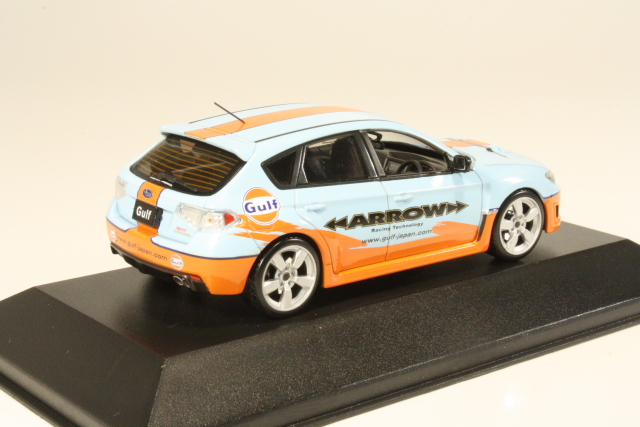 Subaru Impreza WRX STi "Gulf" 2008, blue/orange