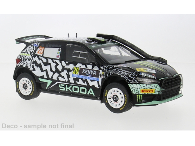 Skoda Fabia Rally2, Safari 2024, O.Solberg, no.22