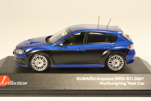 Subaru Impreza WRX STi, Test Nürburgring 2007, sininen