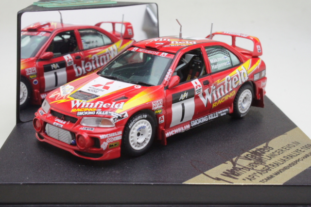 Mitsubishi Lancer Evo IV, Australia 1998, T. Mäkinen "SIGNED"