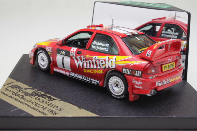 Mitsubishi Lancer Evo IV, Australia 1998, T. Mäkinen "SIGNED"