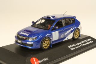 Subaru Impreza WRX STi Gr.N, Presentation 2009, sininen