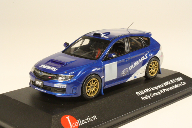 Subaru Impreza WRX STi Gr.N, Presentation 2009, blue