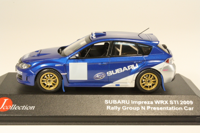 Subaru Impreza WRX STi Gr.N, Presentation 2009, blue