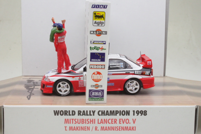 Mitsubishi Lancer Evo VI, San Remo 1998, Mäkinen, no.1 "SIGNED"