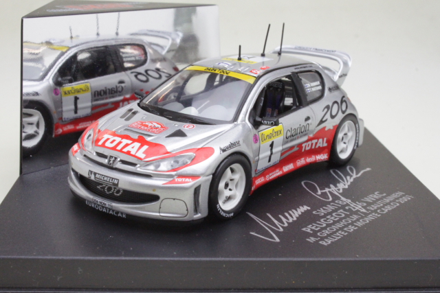 Peugeot 206 WRC, Monte Carlo 2001, M.Grönholm, no.1 "NIMMARI"