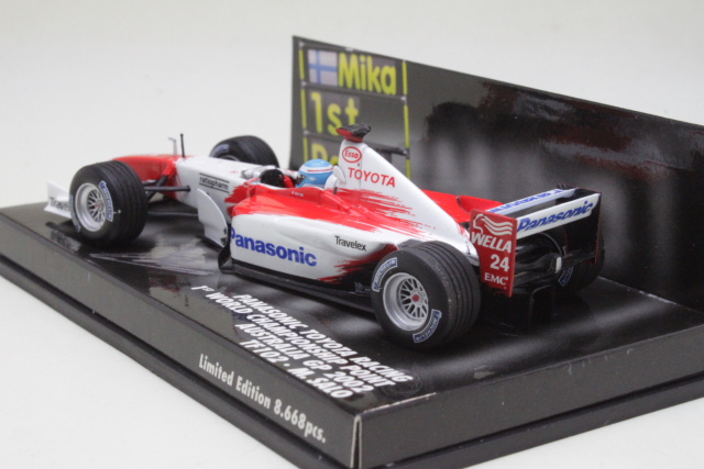 Toyota TF102, Australian GP 2002, M.Salo, no.24 "SIGNED"