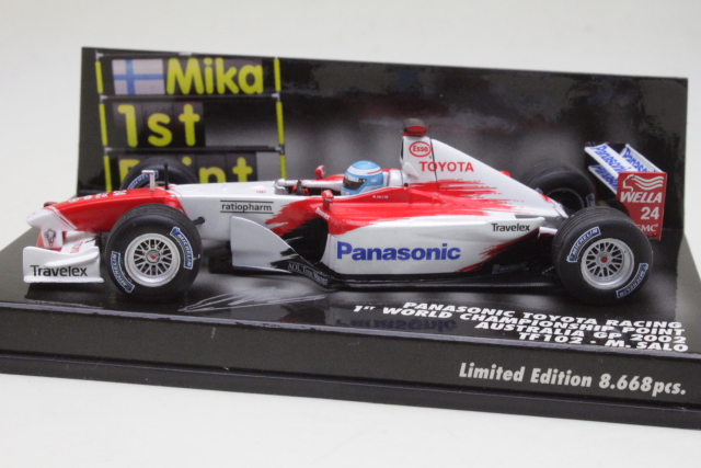 Toyota TF102, Australian GP 2002, M.Salo, no.24 "SIGNED"