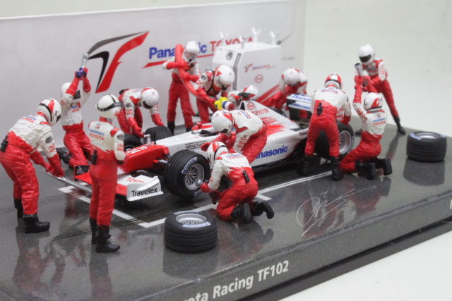 Toyota TF102, F1 2002, M.Salo "Pitstop diorama - NIMMARI"