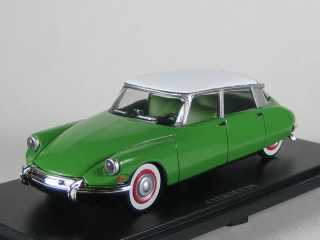 Citroen DS19 1962, vihreä / valkoinen katto