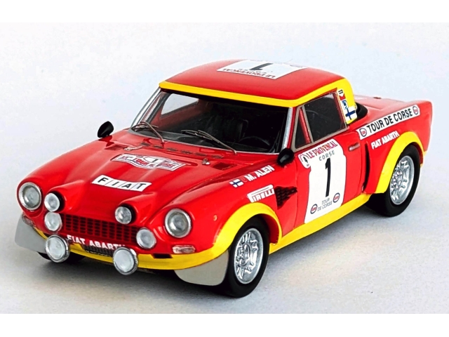 Fiat 124 Abarth, Tour de Corse 1974, M.Alen, no.1