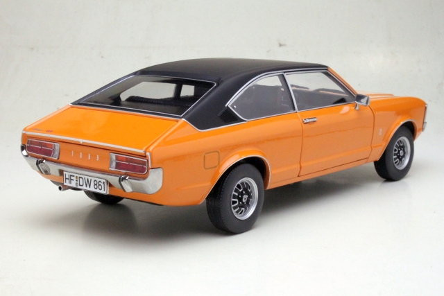 Ford Granada 2.3L V6 GT Coupe 1975, oranssi/musta