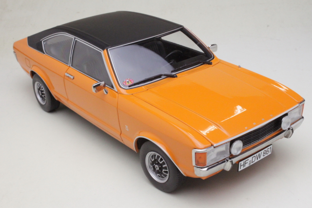 Ford Granada 2.3L V6 GT Coupe 1975, oranssi/musta